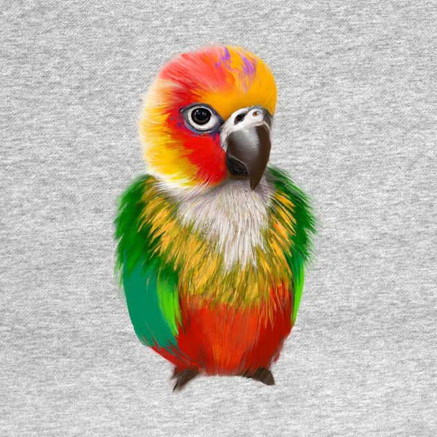 Cute Parrot Drawing by Play Zoo